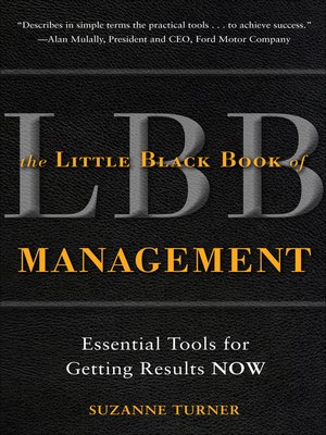 cover image of The Little Black Book of Management